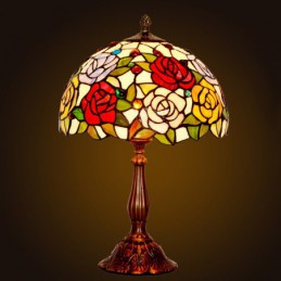 30 cm Rose Tiffany Stained...