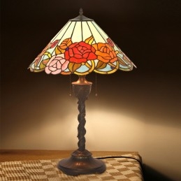45 cm Rose Tiffany Stained...