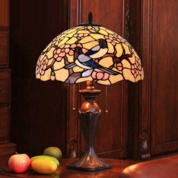 40 cm Retro Tiffany Stained...