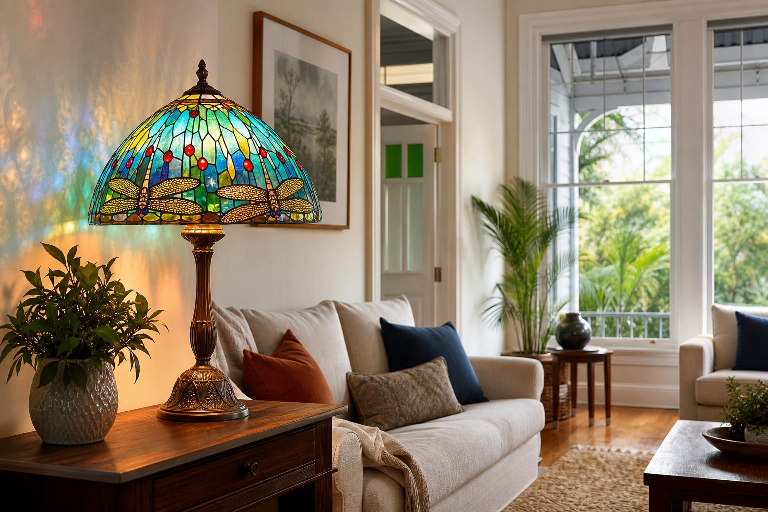 How Dragonfly Tiffany Lamps Add Magic to Australian Homes