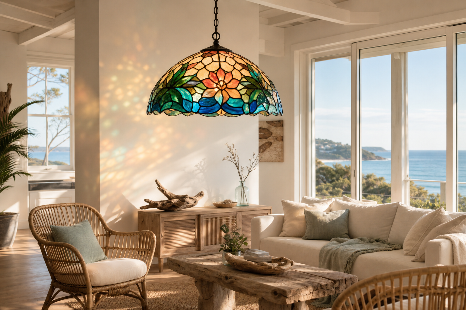 How to Style Tiffany Lighting for Coastal Australian Interiors