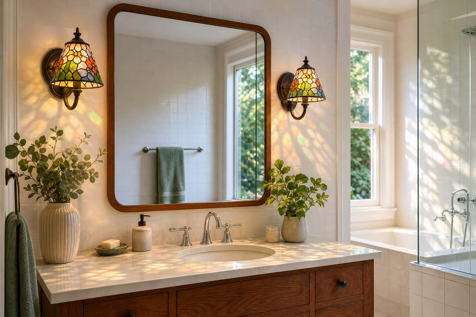 How Tiffany Wall Lights Transform Australian Bathrooms