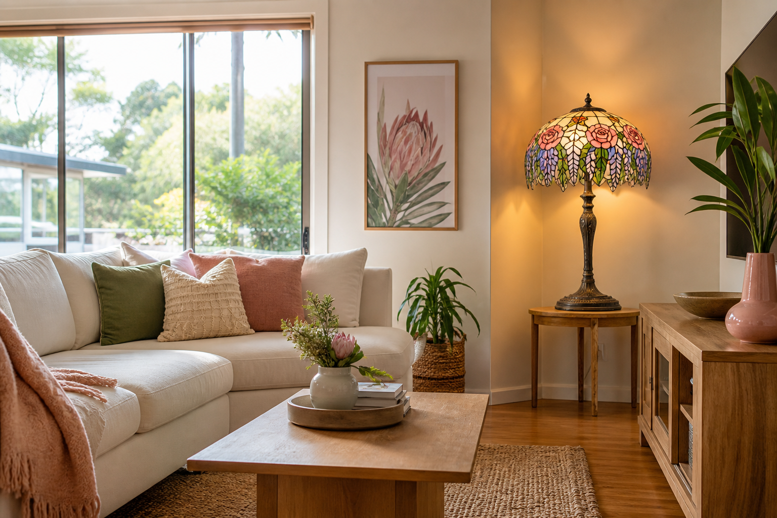 Floral Tiffany Lamps in Australia: Real Home Ideas for Modern Living