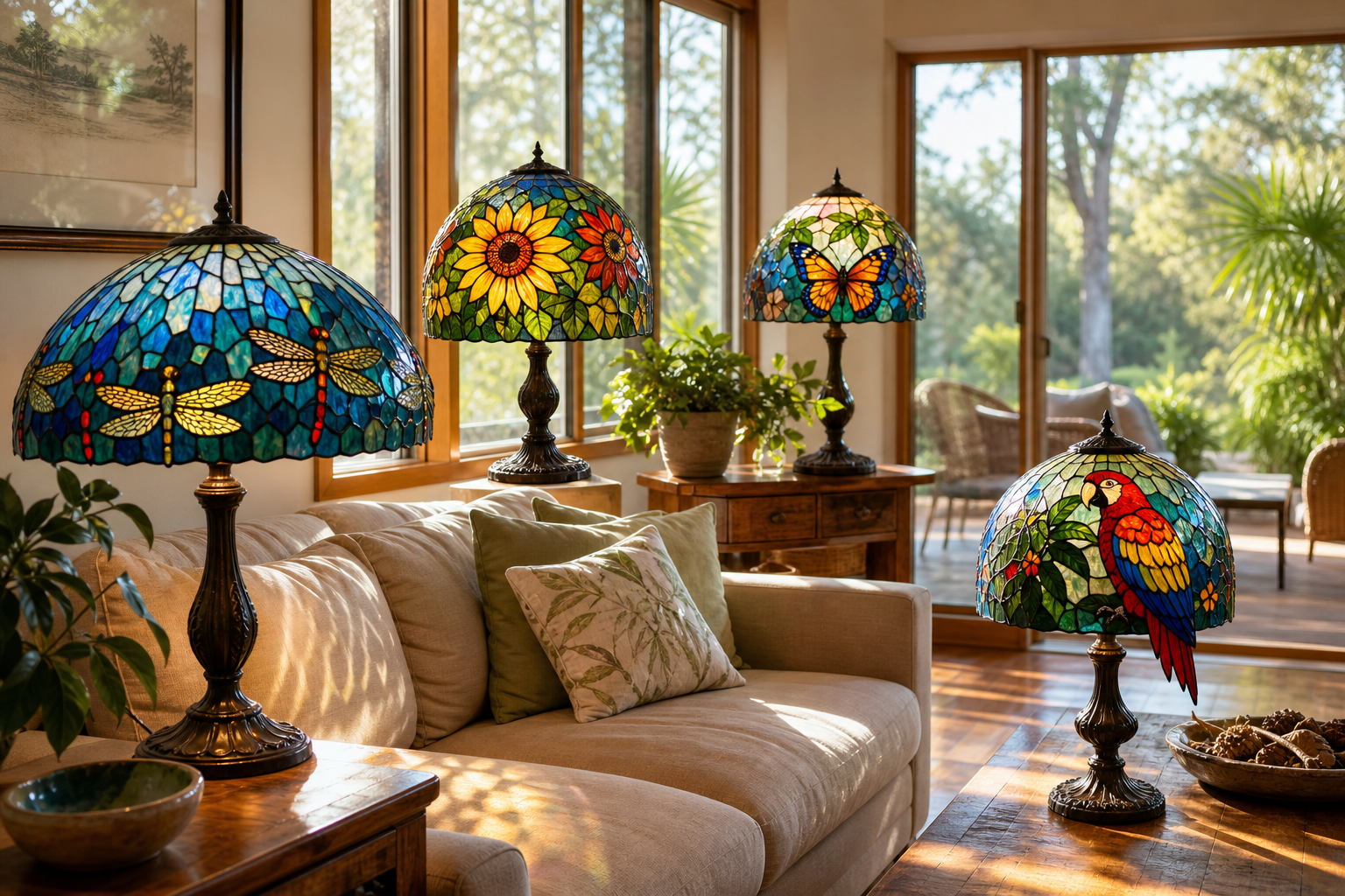 How Nature Inspired Tiffany Lamps Add Heart to Real Australian Spaces