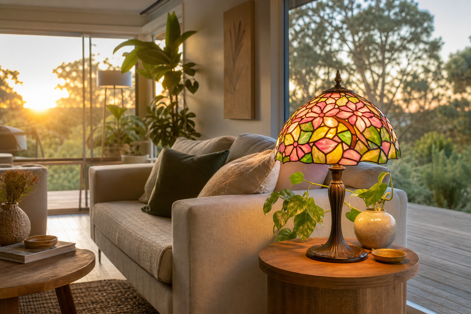 Tulip Tiffany Lamps: How Aussies Use Floral Lighting for Colourful, Cosy Spaces